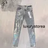 Jean pourpre concepteur homme jeans femme denim pantalon en détresse biker jean slim fit motorcycle mec vêtements tailles 30-40