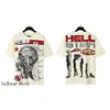T Shirt Hellstar Gömlek Tasarımcı Erkek Polo Gömlek Kadınlar Yaz Erkek Gömlek Nefes Alabilir T-Shirt Yüksek Kaliteli Moda Tişört Sokak Giyim Pirnt Hip Hop Pamuk 614