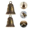 Party Supplies 2 Pcs Vintage Brass Bell Pendant Men And Women Key Fob Bells Hanging Decoration