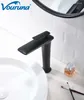 Bathroom Sink Faucets VOURUNA Rose Golden&Black Single Lever Tall Faucet Lavatory Basin Mixer Tap Arrival