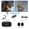 Microphones KIMAFUN Saxophone Microphone Wireless Trumpet French Horn Tuba Music Instrument Mic Outdoor Portable for Stage Performance