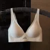 Reggiseni senza cuciture Hajink per donne profonde v biancheria bianche wireless brasiere bralette sottile invisibile push up reggiseno sexy comfort lingerie 240407