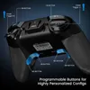 Game Controllers Joysticks EasySMX 9110 wireless gaming board 2.4G PC controller with customized button joystick suitable for Windows PC Android smart TV Q240407