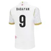 22 23 Drużyna narodowa Armenia Męskie koszulki piłkarskie Babayan 3. biała koszula piłkarska krótkie rękawy mundury