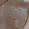 Star Moon Zircon Pearl Pearl para mujeres con diseño único, edición coreana High E, celebridad de Internet de Trey, un brazalete minimalista de moda, mejor