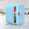 Freezer Mini refrigerador 4 L/6 refrigerador y calentador portátil Refrigerador personal adecuado para cuidado de la piel Cosméticos Bedroomer Comado de oficina Y240407