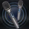Microfones Xiaomi Microfone sem fio 2 canais UHF Profissional Micphone Micphone para Party Karaoke Show Show Escola de Reunião