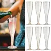 Wegwerpbekers rietjes mooie cocktails goblet exquise champagne fluit slanke bodem glitter heldere cocktail rode wijnglazen drinken