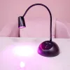 Jurken gefocust bundel draagbare desktopclip mini nagellampdroger hine draagbare uv led nagellamp licht uitharding 18w nail art lamp