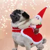 Vêtements de chien année de fête des vêtements décoratifs Pet Santa Cospui