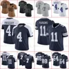 Custom Micah Parsons Dak Prescott Football Trikot Creedene Lamb Trevon Diggs Tony Pollard DeMarcus Lawrence Emmitt Smith Daron Bland Deuce Vaughn Brandin Köche