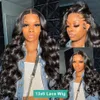 250 densité 13x6 HD Lace Frontal Wig Wig Wig Hair Human Prêt à porter Wave Body 5x5 Ferme de lace