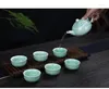 Teaware set xmt-Home Chinese Gongfu Tea Set Ceramic Tapot Cup Gaiwan