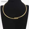 Fashion Luxury Necklace Designer Jewelry Big Nail Shape Chains Necklaces for Women and Mens Party Gold Platinum Jewellery BAKU