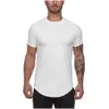 Mens T-shirts Designer Yoga Casual Running Fitness Suit Kortärmad Stretch Sports T-shirt andningsbar svett-absorberande snabbtorkande C otzwrwrwrwr