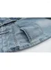 Jeans da donna mamma mom ad alto abbottonatura pantaloni in denim blu giulare gamba gamba y2k pantaloni sbiancati di moda streetwear primavera 2024