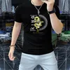 2024 Дизайнеры Мужская модная футболка знаменитая бренда мужская одежда черная белая футболка с хлопковым круглое шея с коротким рукавом женская повседневная уличная одежда хип-хоп Tshir M-4xl