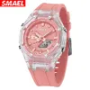 Multi Functional Silicone Electronic Watch Waterproof Sports Fashion Adult Student Watch