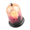 Kerzenhalter Kürbislaterne Wasser Dekor Globe Clear Dome Light for Home Party Style 1