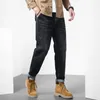 Heren jeans aankomst mode suepr grote kwaliteit lente herfst elastische broek plus maat 32 33 34 36 38 40 42 44 46