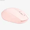 Mice Wireless Mouse 2.4G with USB Receiver Portable Computer Mouse for PC Tablet Laptop (Pink) Y240407