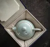 Ensembles de voies de thé Ru Kiln Ice Flower Glaze Teapot Single Pot Open Piece peut nourrir le filtre de trou de balle en céramique Téré de thé Faire Xishi