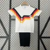 Coupe du monde 1990 1994 Kit de soccer rétro d'Allemagne Jersey Allemagne 2006 2014 Shirts de football Enfants Trikot rétro Alemania Deutschland Retro Trikot 1996 Kid Jersey