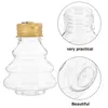 Vases 10 PCS Conteneurs en plastique bouteilles de lait réutilisables de boisson vide arbre de Noël