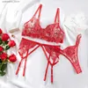 Sexig uppsättning ellolace Floral Sexig underkläder för fina kvinnor Hot sexdräkt som är väl utseende underkläder Push Up Bh Set Fancy Bilizna Attraktiv outfit L2447