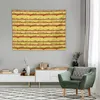 Arazzi Desert Desert Midmod - rosso su senape giallo arazzo decorazioni decorazioni decorazioni