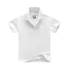 Baby Jungen Polo-Hemden Kinder kurzärmeliges T-Shirt Solid Color Blusen Sommer 2 bis 8 Jahre Kinderkleidung Kleidung Casual 240325