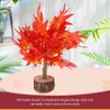 Fleurs décoratives simulées érable modèle arbre arbre
