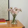 Vasos vaso de flor de vidro para estilos nórdicos decoração de casa de decoração para desktop terrário recipiente ornamentos de mesa de ornamentos