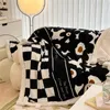 Blankets Modern Ins Cream Girl Lambskin Blanket Autumn And Winter Warm Jacquard Sofa Cover Soft Thickened Shawl