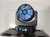 4 adet 7x60w hareketli kafa yıkama LED piksel kontrolü hareketli kafa ışını 7 büyük gözler zoom yıkama ışığı