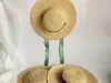 Seau de chapeaux à bord large 202204-2508851 ruban long ruban nature naturel enfant chapeau de soleil mignon décontracté Q240403