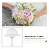 Fiori decorativi manico floreale supporto per bouquet per la disposizione forniture per feste di nozze da sposa