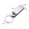 Chaços de chaves do cinto de segurança do cinto de segurança com chaveiro de metal e loop para evitar perda de couro Q240403