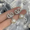 Designer Luxury High Quality Big Gold Hoop örhängen för Lady Women Girls Ear Studs Set Jewelry Earring Valentine's Day Gift Engagement for Bride Gift