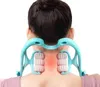 Full Body Massager Neck Massager Handheld Shoulder Aids With Ball Shiatsu Deep Muscle Relaxation Massage Pain Relief Plastic Pressure Point Therapy 240407