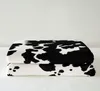 Blankets Cow Fur Sherpa Blanket Kids Cowhide Fleece Throw Farmhouse Cowboy Plush For Bed Sofa Couch Room Decor