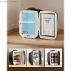 Freezer Mini -koelkast (opgewaardeerd) Snelle koeling van 4 liter/6 blikjes huidverzorgingscrème (zwart) Y240407