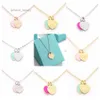 Colliers de coeur pour femmes Colliers de créateurs Chaînes de bijoux pendentif Cadeau anniversaire en acier inoxydable pour femmes Isms plaqués or
