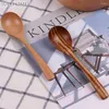 Spoons Non Scratch Round Tableware Teaspoon Cooking Kitchen Wooden Spoon Soup Ladle Tablespoon