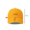 Ball Caps Snapback Cap lettre broderie Baseball Peak Sun Sun Hat Flat Brim