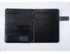 Padfolio Многофункциональная папка A4 Black Business Pu Leather Padfolio Portfolio с магнитным замыканием
