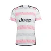 Juve 23 24 Home Away fans speler Juve voetbalshirts Milik Dimaria Vlahovic Kean Pogba Chiesa McKennie Locatelli voetbalshirt 2023 2024 Kits Men en Kids Unifor Juve