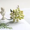 Dekorativa blommor Artificial Holly Lucky Fruit Wedding Family Table Party Christma Decoration Flower Arrangement Plant Pography Prop