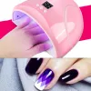 Rests Nail Dryer Hine Lamp LED UV Gel Nail Polish Dryer 36W Manicure Gel Nail Dryer Hine Auto Sensor Lamp UVA Cold Light Band