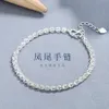 Fengwei Pure Sier Bransoletka Kobieta Instagram Mały i Design Best Friend Handicraft Nowy prezent